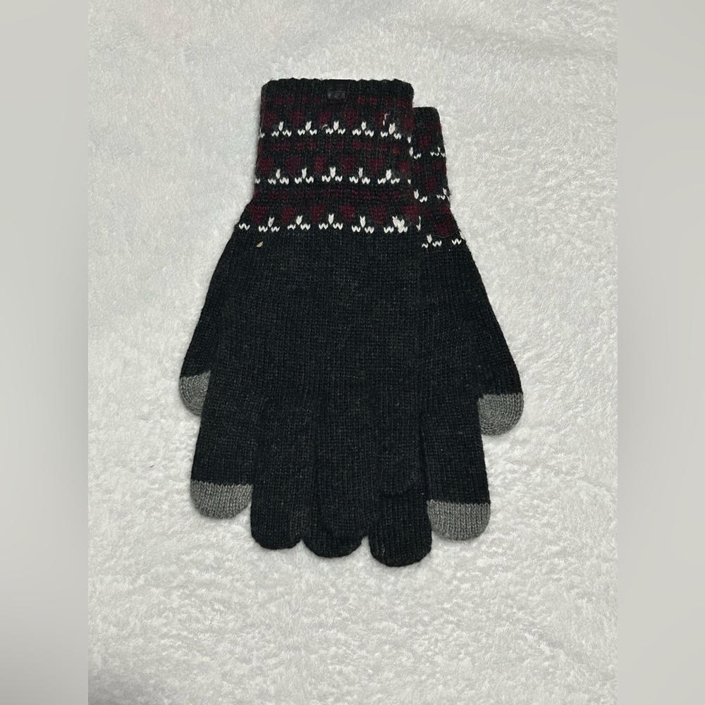 Haggar Clothing Grey Knit Gloves | Size: OS